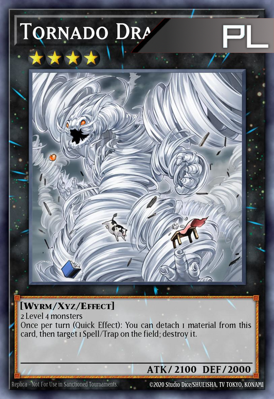 Tornado Dragon - RA04-EN289 - 1st Edition - Platinum Secret Rare