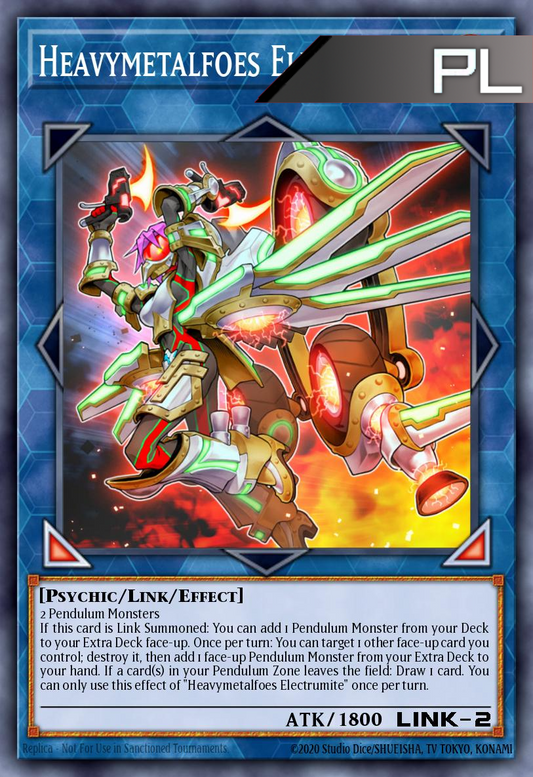 Heavymetalfoes Electrumite - RA04-EN292 - 1st Edition - Platinum Secret Rare