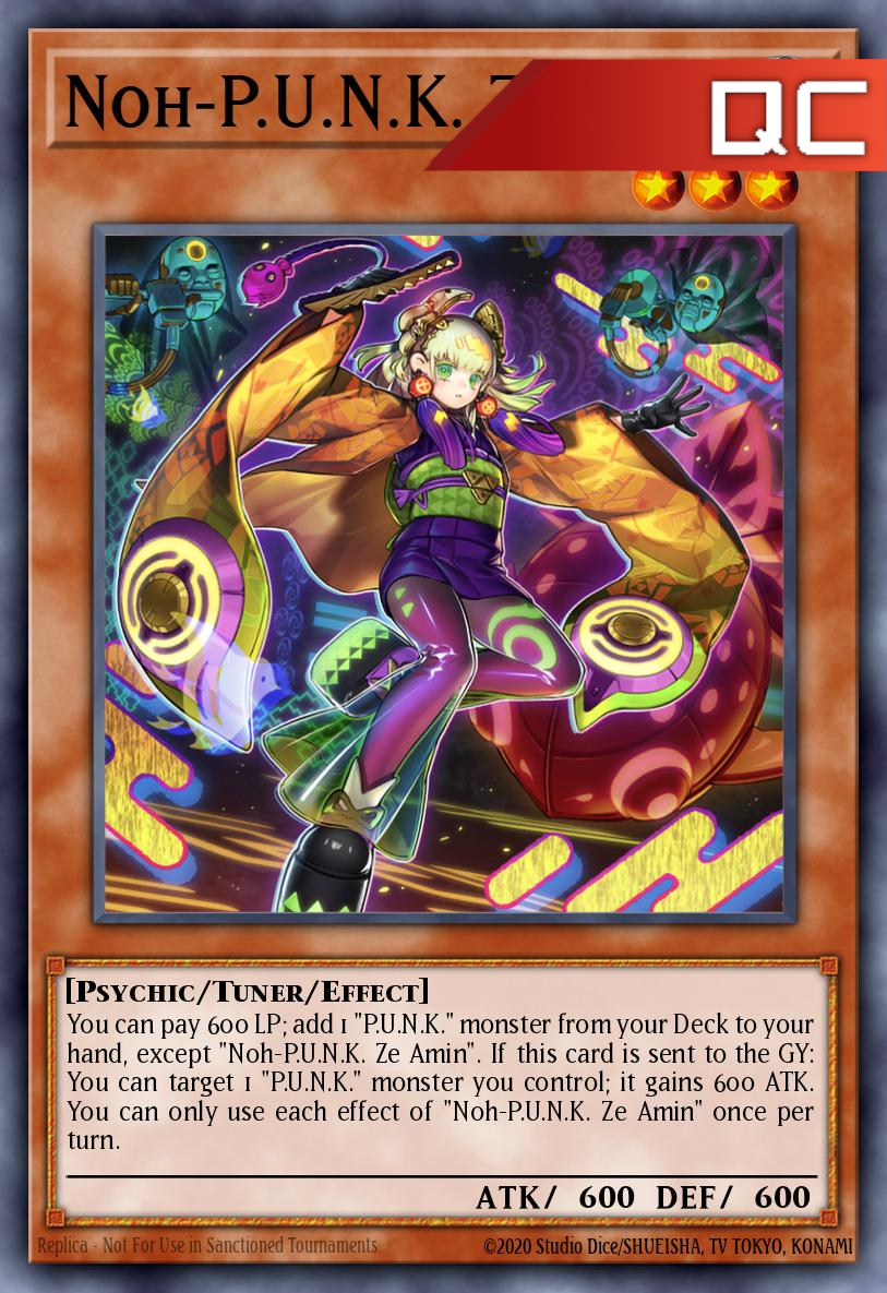 Noh-P.U.N.K. Ze Amin - RA04-EN293 - 1st Edition - Quarter Century Secret Rare