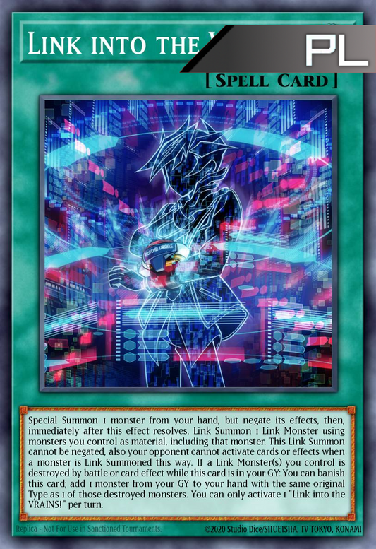 Link Into the VRAINS! - RA04-EN294 - 1st Edition - Platinum Secret Rare