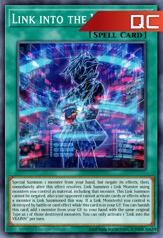 Link Into the VRAINS! - RA04-EN294 - 1st Edition - Quarter Century Secret Rare