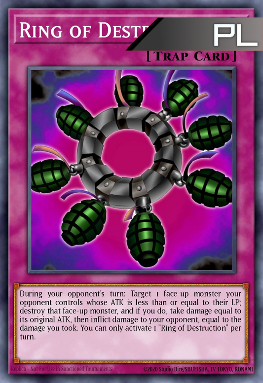 Ring of Destruction - RA04-EN119 - 1st Edition - Platinum Secret Rare