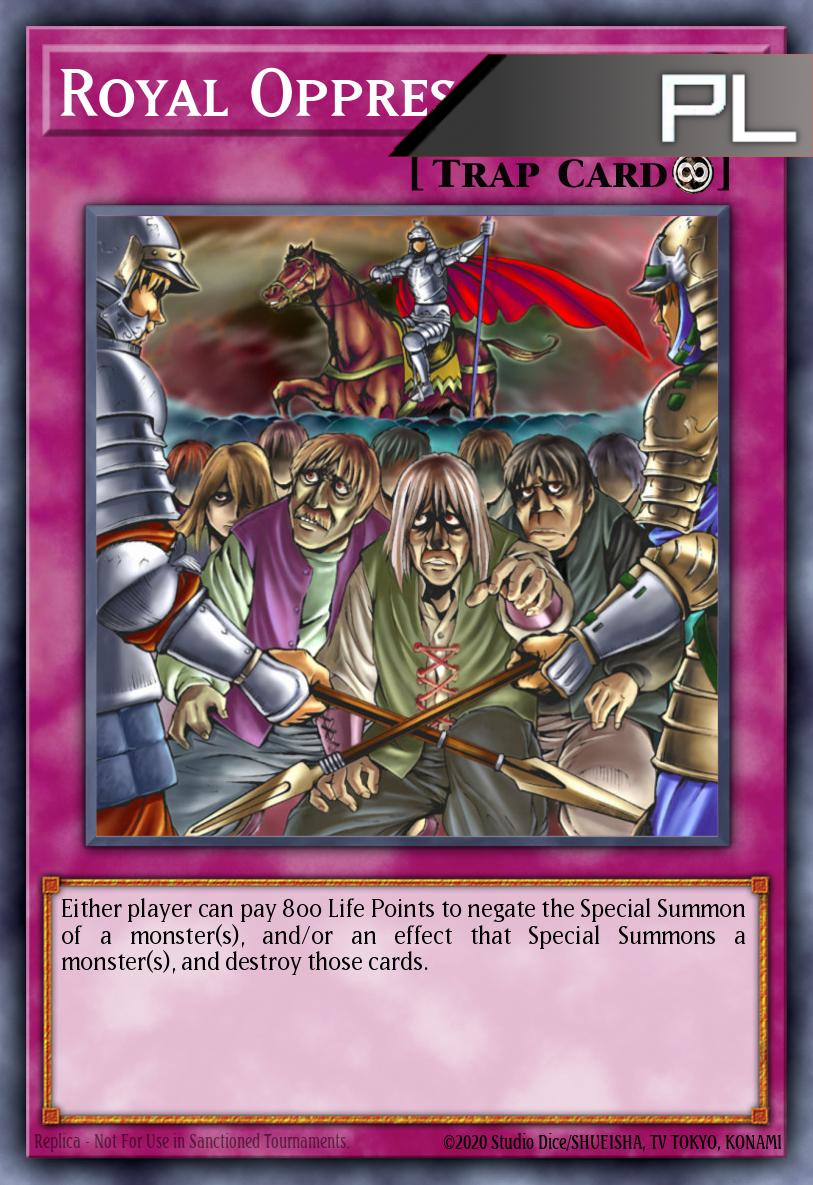 Royal Oppression - RA04-EN120 - 1st Edition - Platinum Secret Rare