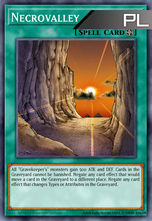 Necrovalley - RA04-EN122 - 1st Edition - Platinum Secret Rare