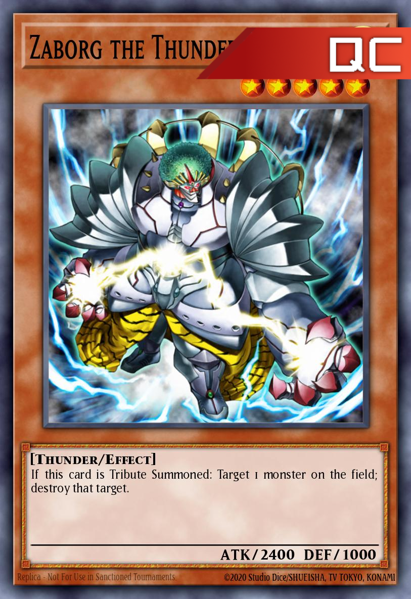Zaborg the Thunder Monarch - RA04-EN125 - 1st Edition - Quarter Century Secret Rare
