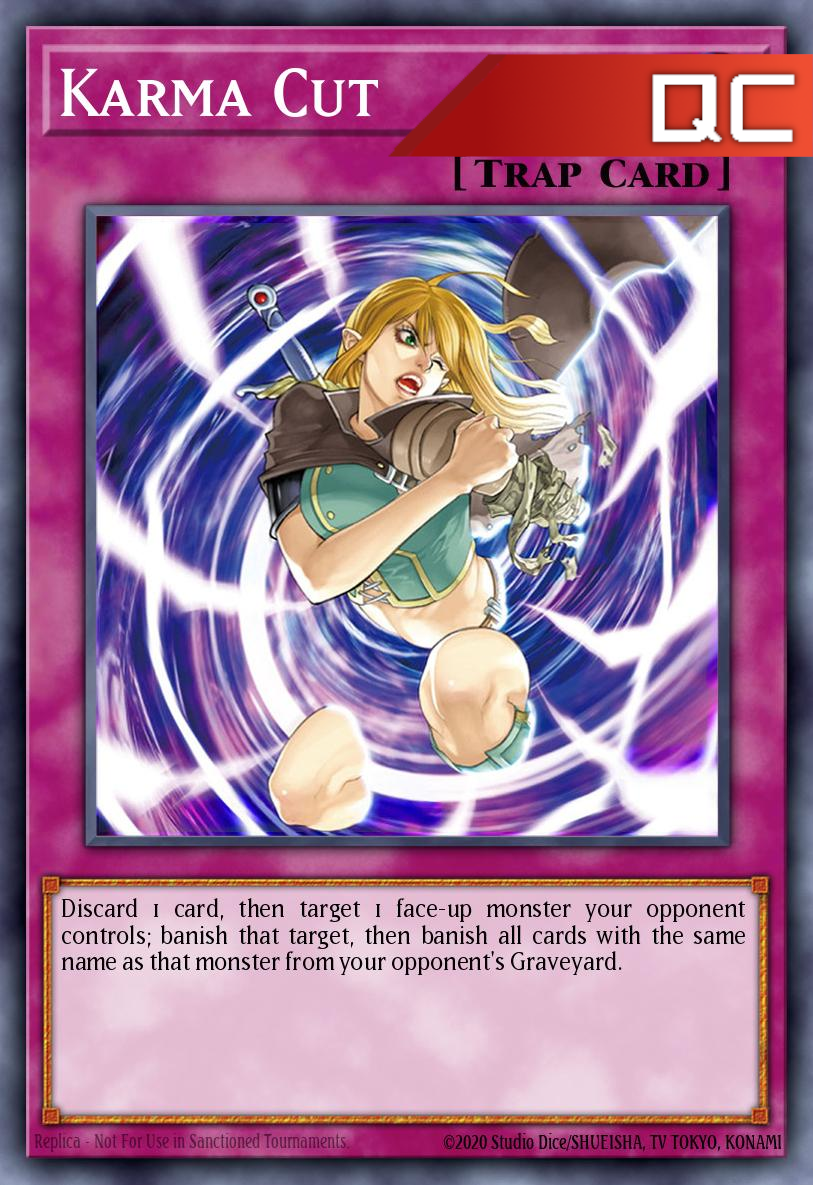 Karma Cut - RA04-EN128 - 1st Edition - Quarter Century Secret Rare