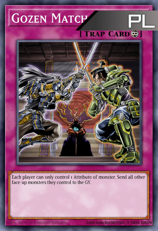 Gozen Match - RA04-EN134 - 1st Edition - Platinum Secret Rare