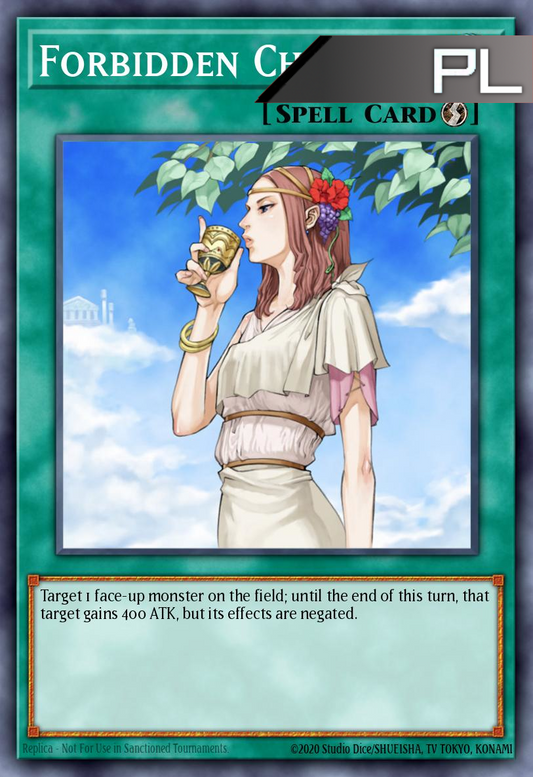 Forbidden Chalice - RA04-EN137 - 1st Edition - Platinum Secret Rare