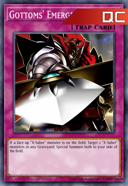 Gottoms’ Emergency Call - RA04-EN138 - 1st Edition - Quarter Century Secret Rare