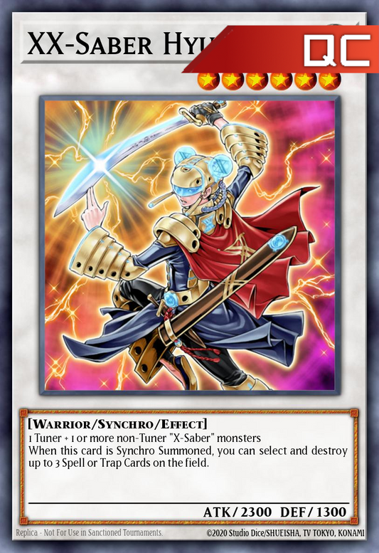 XX-Saber Hyunlei - RA04-EN140 - 1st Edition - Quarter Century Secret Rare