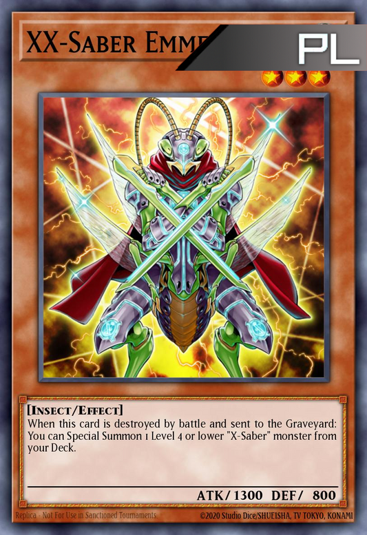 XX-Saber Emmersblade - RA04-EN141 - 1st Edition - Platinum Secret Rare