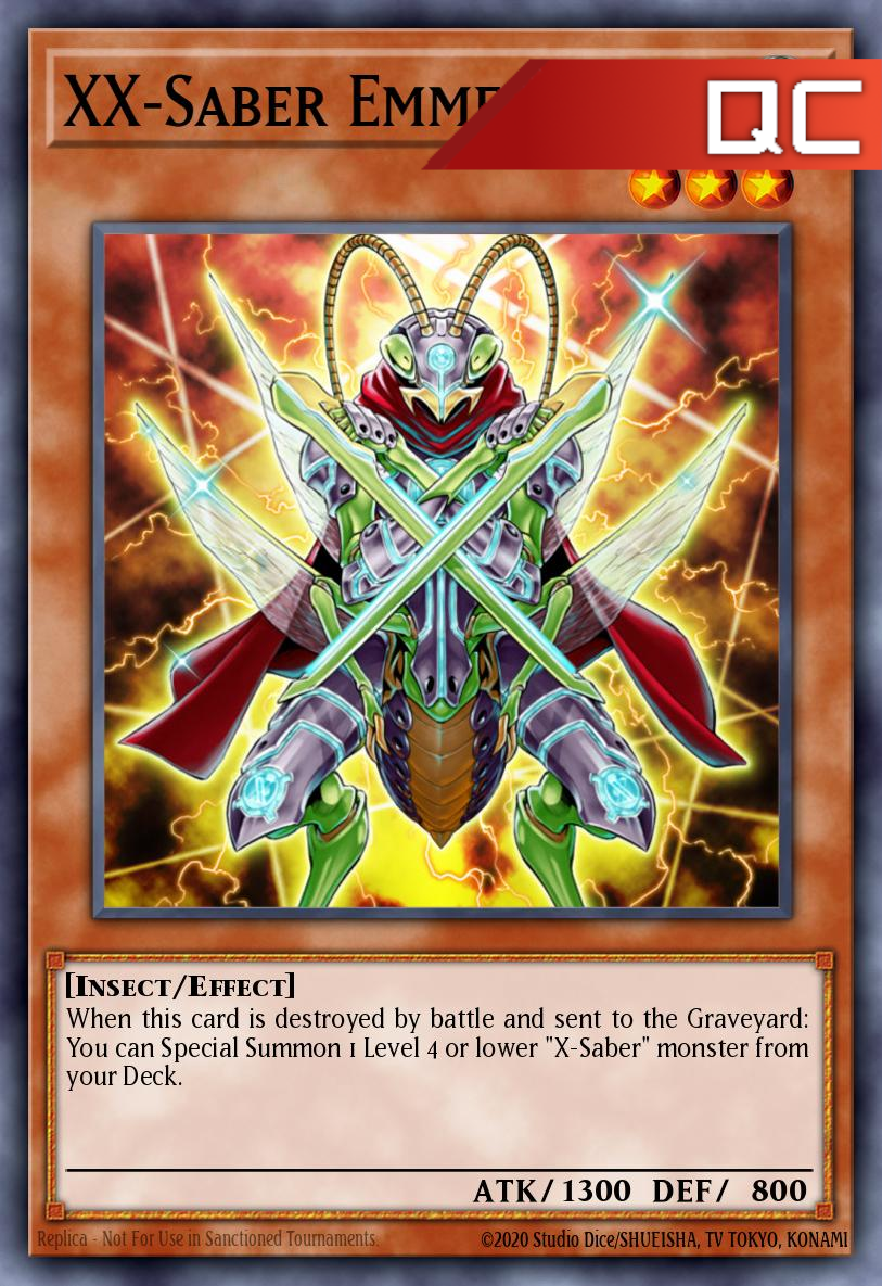 XX-Saber Emmersblade - RA04-EN141 - 1st Edition - Quarter Century Secret Rare