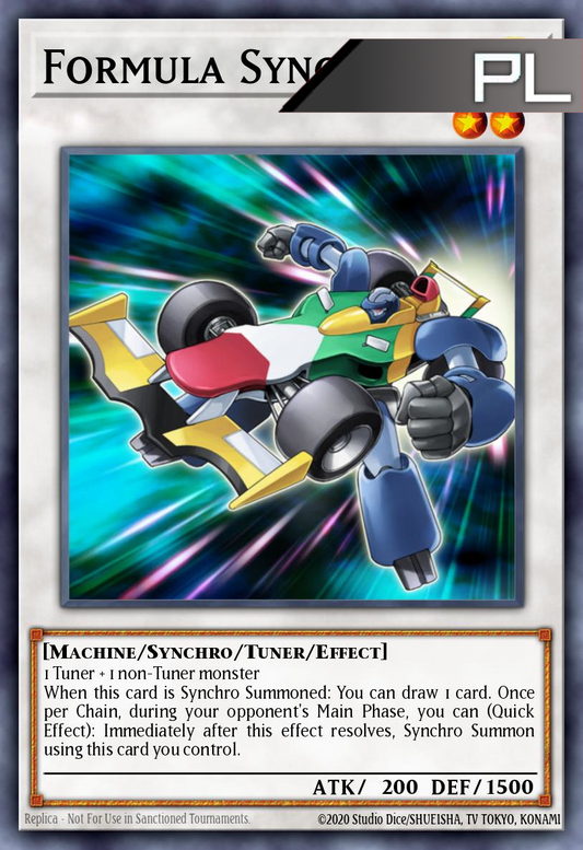 Formula Synchron - RA04-EN143 - 1st Edition - Platinum Secret Rare