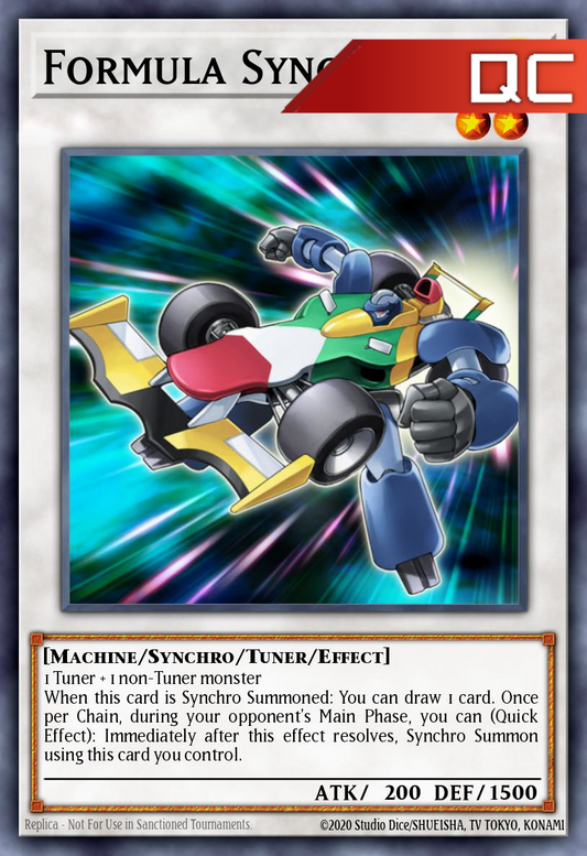 Formula Synchron - RA04-EN143 - 1st Edition - Quarter Century Secret Rare