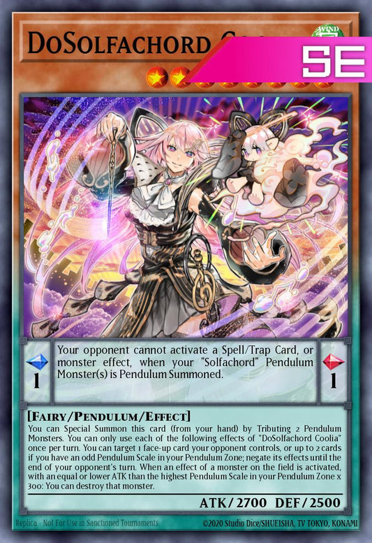 DoSolfachord Coolia - RA05-EN018 - 1st Edition - Secret Rare