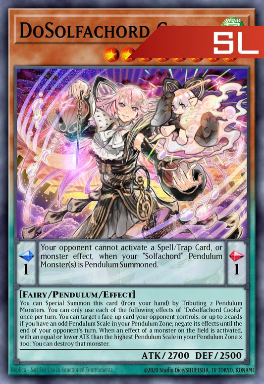 DoSolfachord Coolia - RA05-EN018 - 1st Edition - Starlight Rare