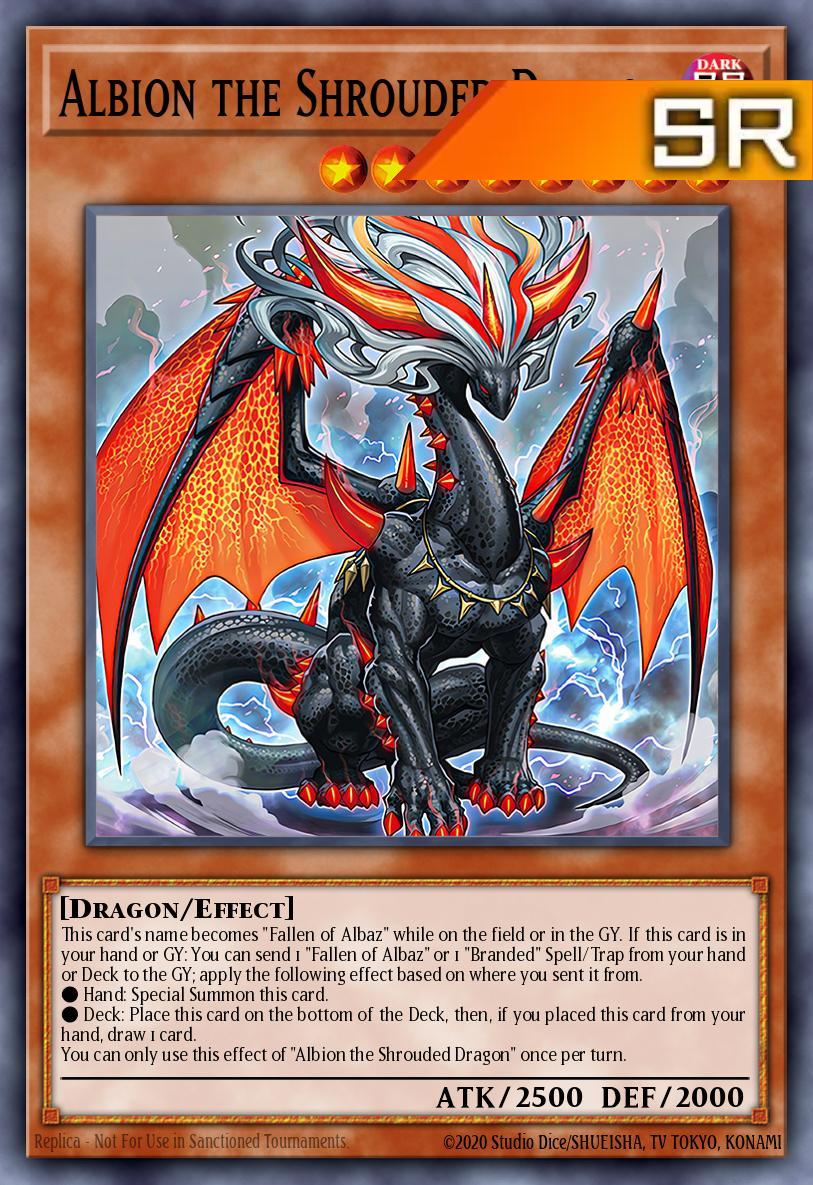 Albion the Shrouded Dragon - RA05-EN019 - 1st Edition - Super Rare