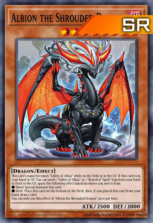 Albion the Shrouded Dragon - RA05-EN019 - 1st Edition - Super Rare