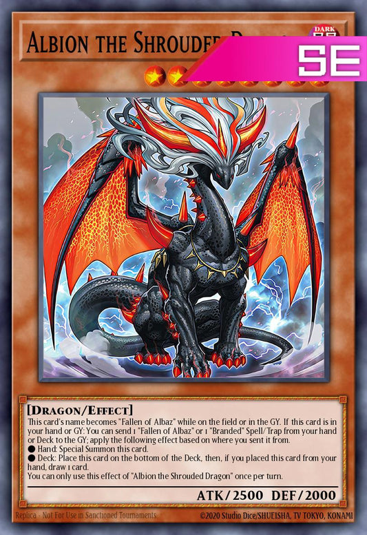 Albion the Shrouded Dragon - RA05-EN019 - 1st Edition - Secret Rare