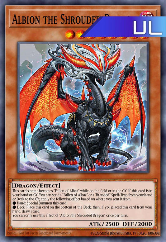 Albion the Shrouded Dragon - RA05-EN019 - 1st Edition - Ultimate Rare