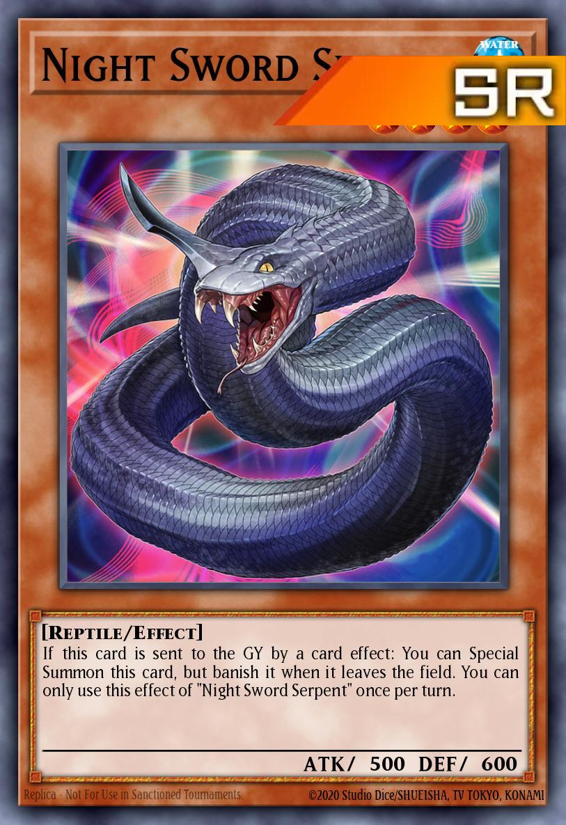 Night Sword Serpent - RA05-EN020 - 1st Edition - Super Rare