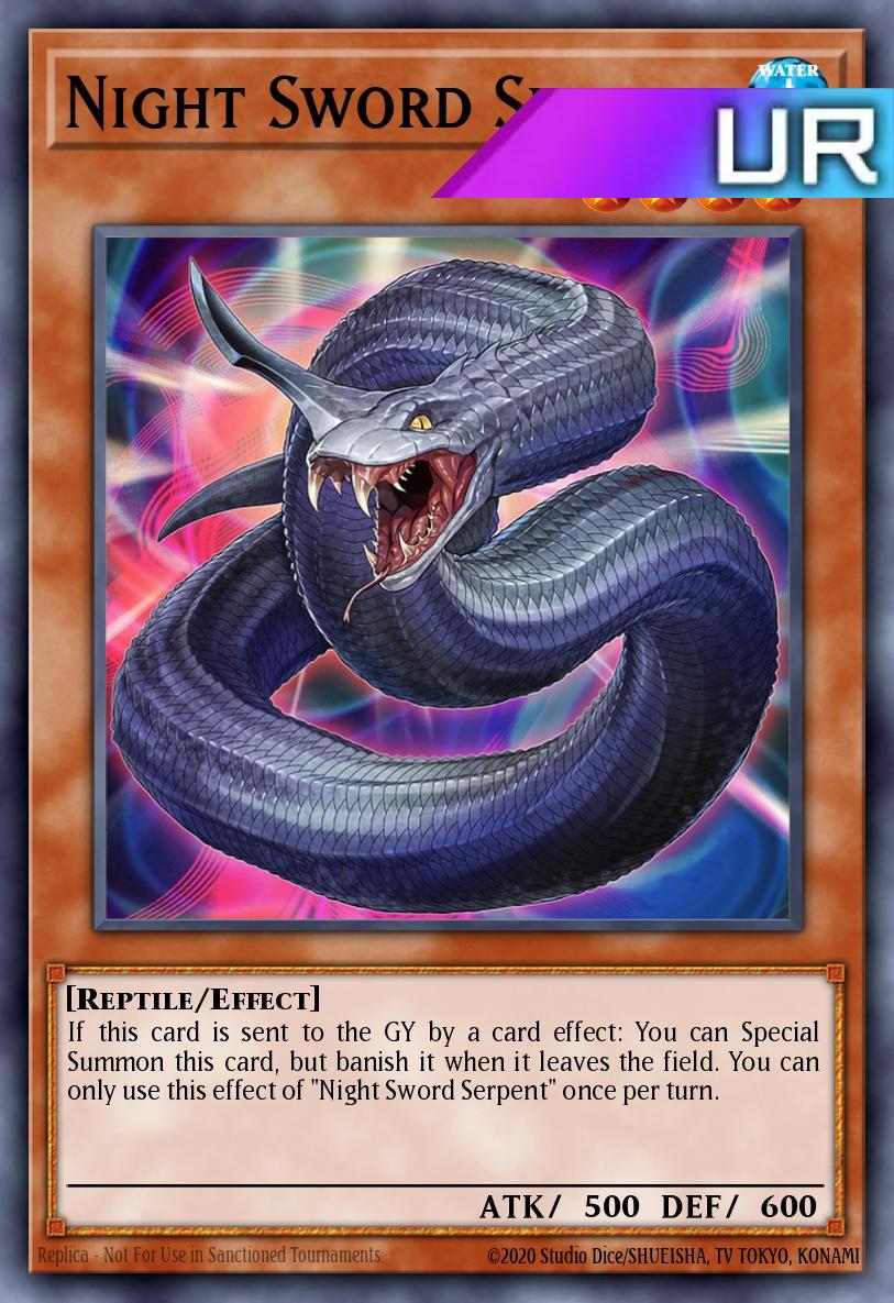 Night Sword Serpent - RA05-EN020 - 1st Edition - Ultra Rare
