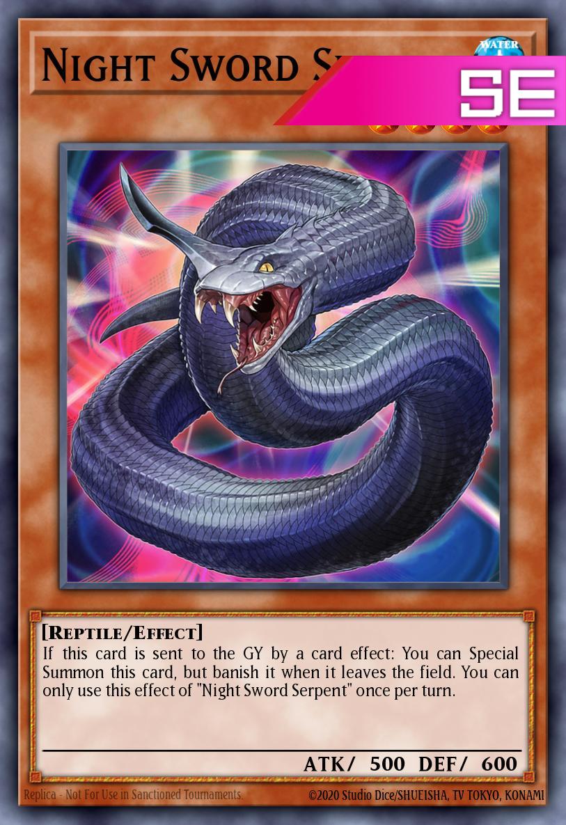 Night Sword Serpent - RA05-EN020 - 1st Edition - Secret Rare