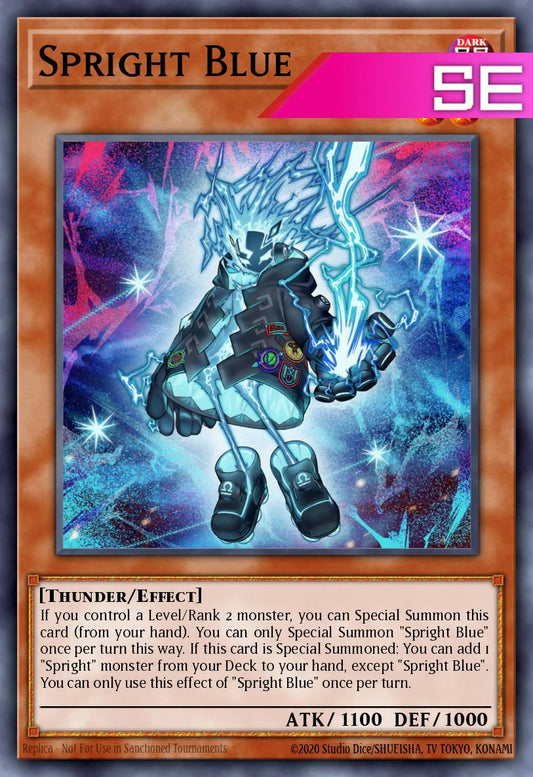 Spright Blue - RA05-EN021 - 1st Edition - Secret Rare