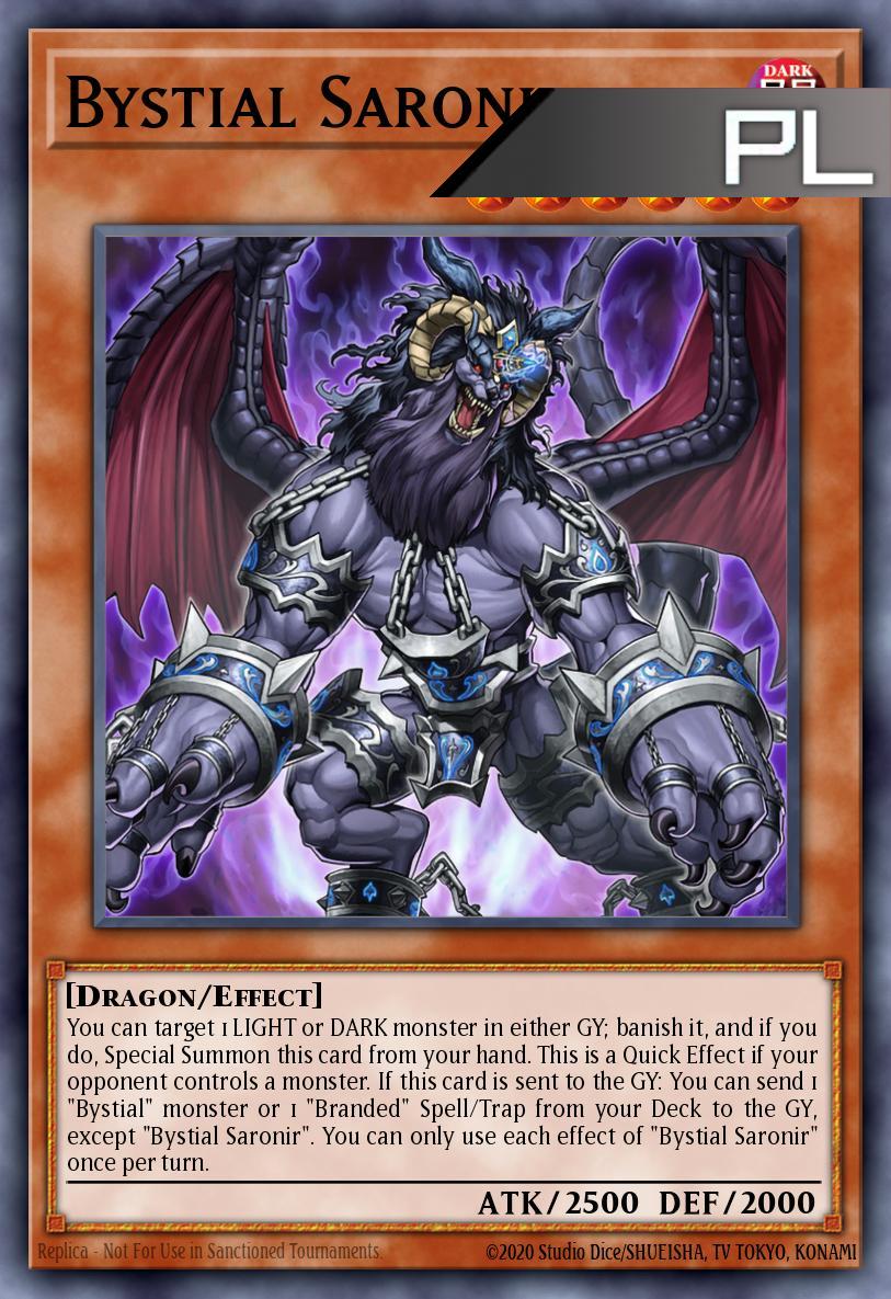 Bystial Saronir - RA05-EN023 - 1st Edition - Platinum Secret Rare
