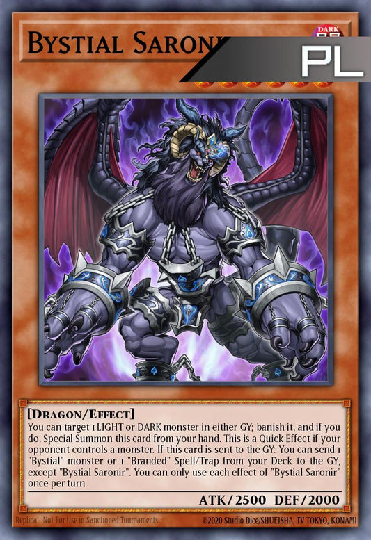 Bystial Saronir - RA05-EN023 - 1st Edition - Platinum Secret Rare