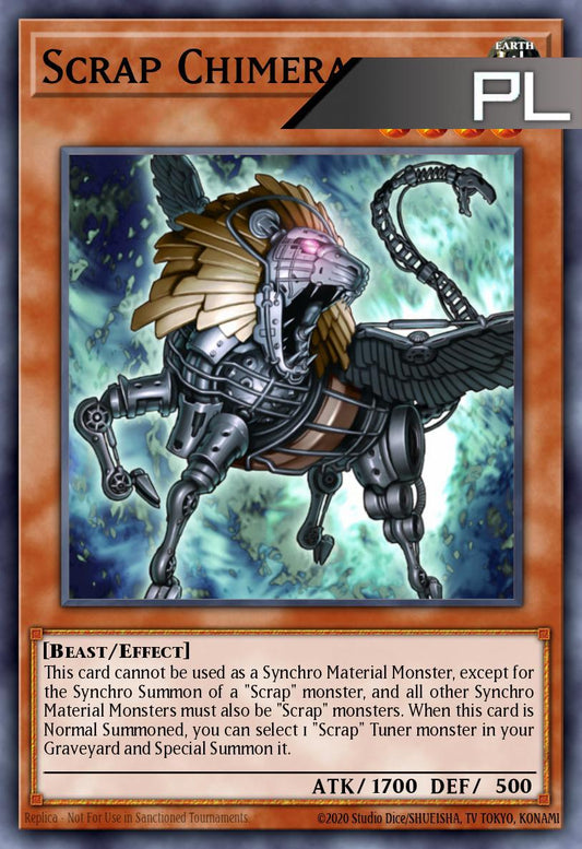 Scrap Chimera - RA05-EN005 - 1st Edition - Platinum Secret Rare