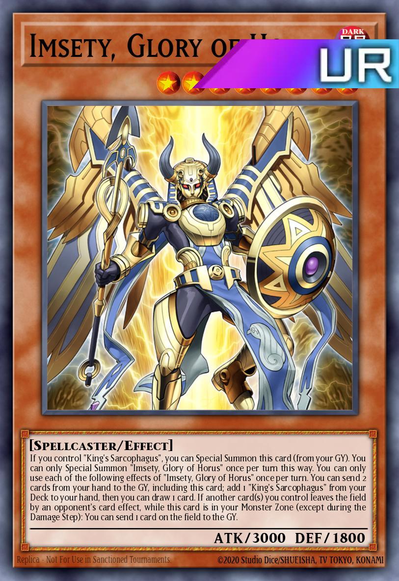 Imsety, Glory of Horus - RA05-EN027 - 1st Edition - Ultra Rare