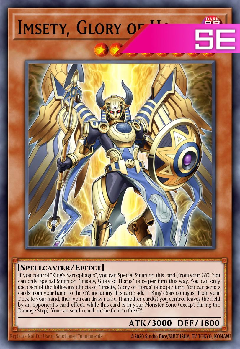 Imsety, Glory of Horus - RA05-EN027 - 1st Edition - Secret Rare