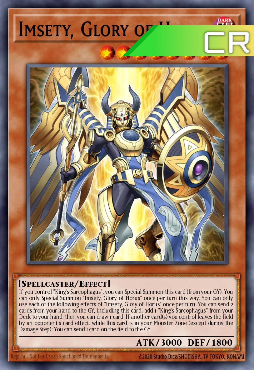 Imsety, Glory of Horus - RA05-EN027 - 1st Edition - Collector's Rare