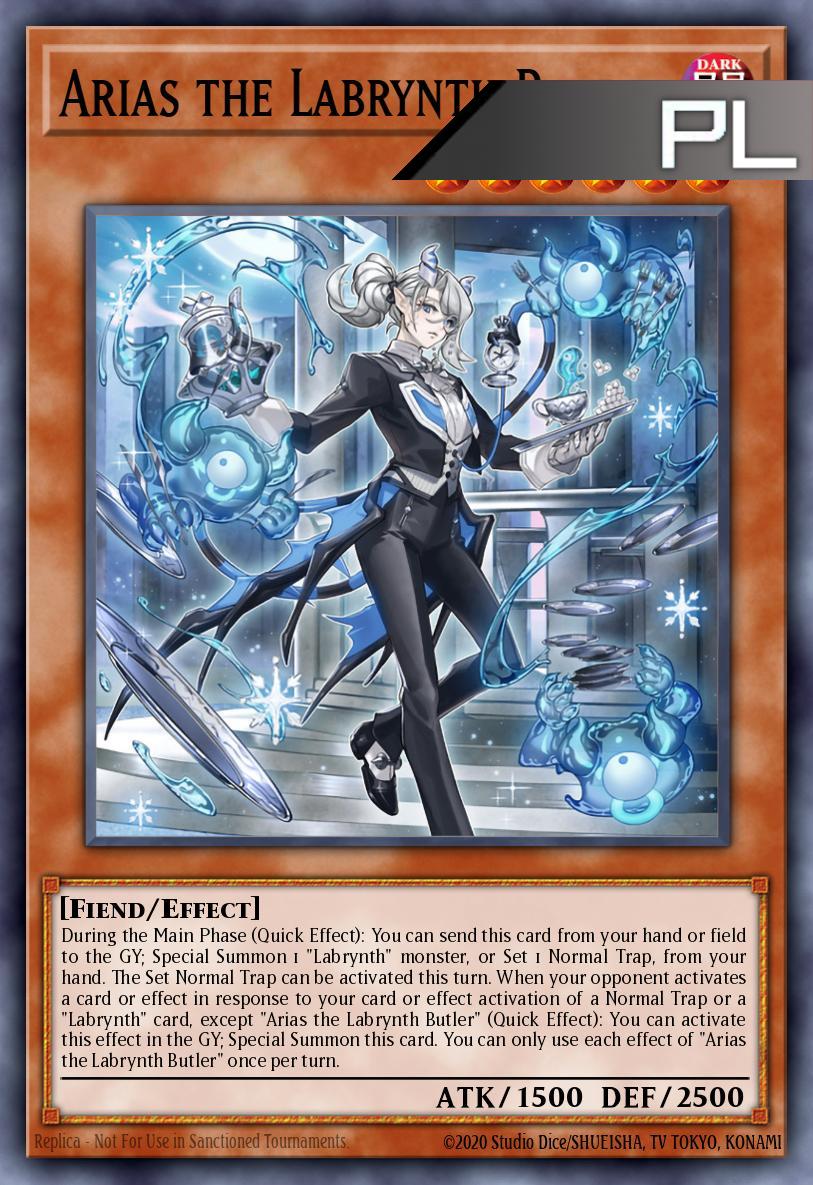 Arias the Labrynth Butler - RA05-EN028 - 1st Edition - Platinum Secret Rare