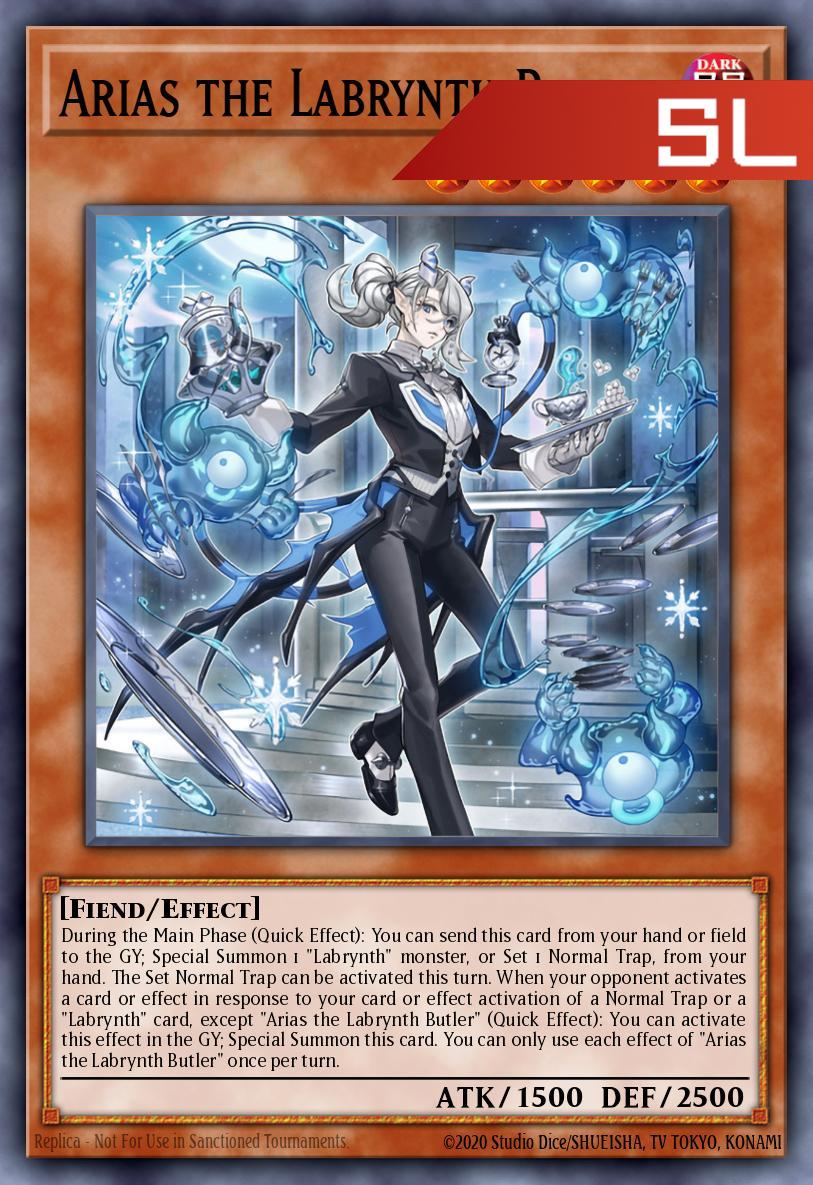 Arias the Labrynth Butler - RA05-EN028 - 1st Edition - Starlight Rare
