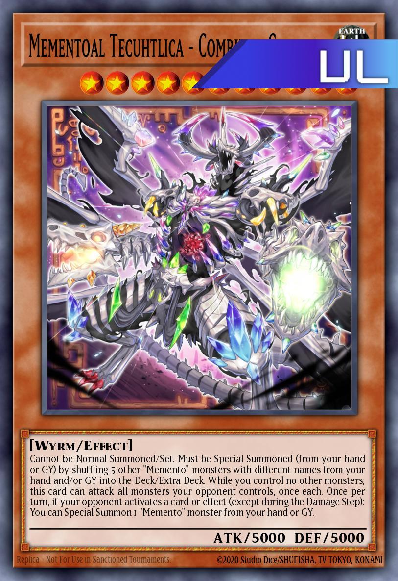 Mementoal Tecuhtlica - Combined Creation - RA05-EN029 - 1st Edition - Ultimate Rare