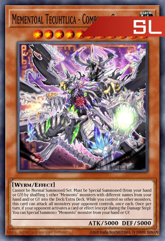 Mementoal Tecuhtlica - Combined Creation - RA05-EN029 - 1st Edition - Starlight Rare