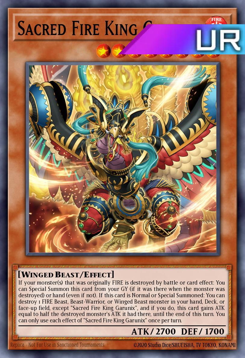 Sacred Fire King Garunix - RA05-EN031 - 1st Edition - Ultra Rare