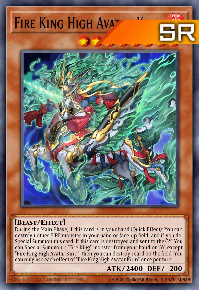 Fire King High Avatar Kirin - RA05-EN032 - 1st Edition - Super Rare