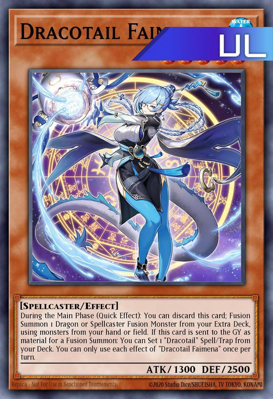 Dracotail Faimena - RA05-EN035 - 1st Edition - Ultimate Rare