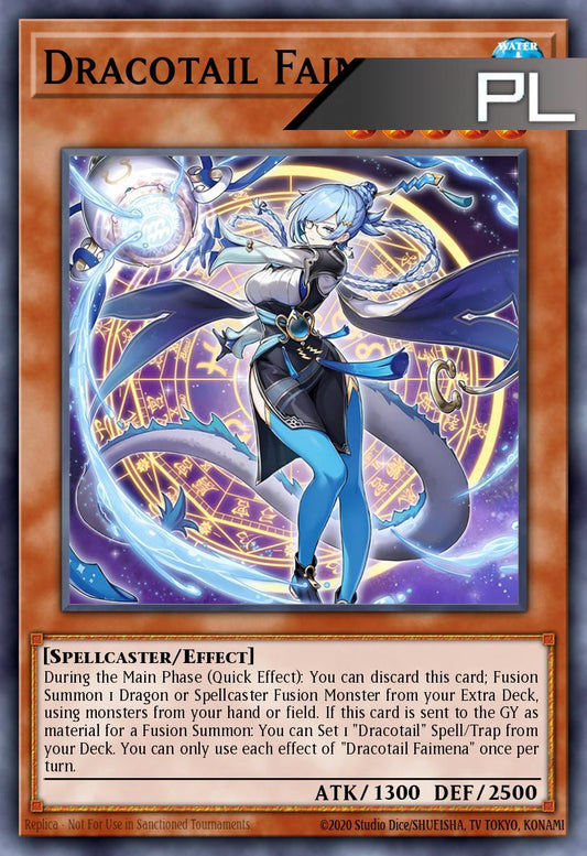 Dracotail Faimena - RA05-EN035 - 1st Edition - Platinum Secret Rare