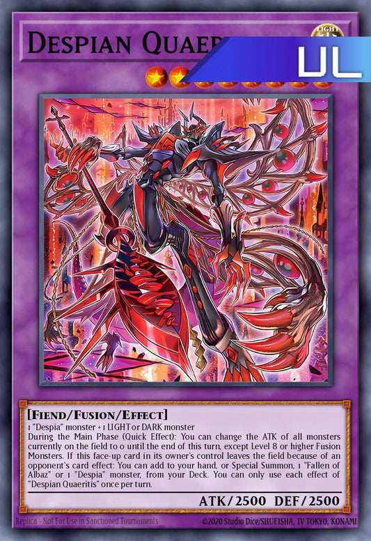 Despian Quaeritis - RA05-EN036 - 1st Edition - Ultimate Rare