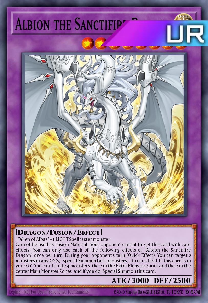 Albion the Sanctifire Dragon - RA05-EN037 - 1st Edition - Ultra Rare
