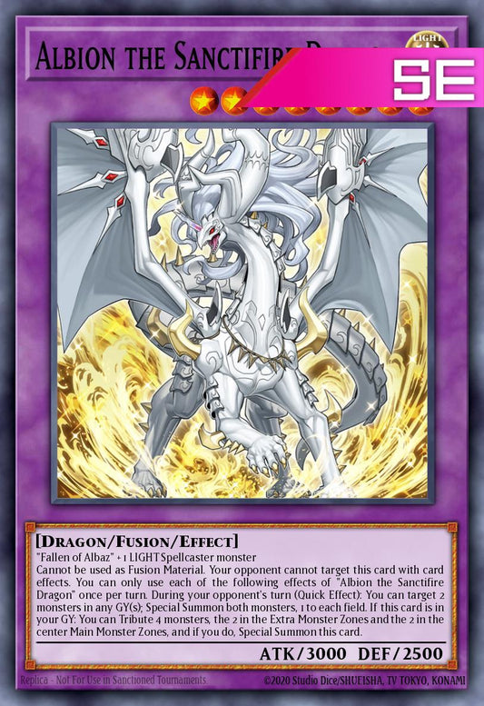 Albion the Sanctifire Dragon - RA05-EN037 - 1st Edition - Secret Rare