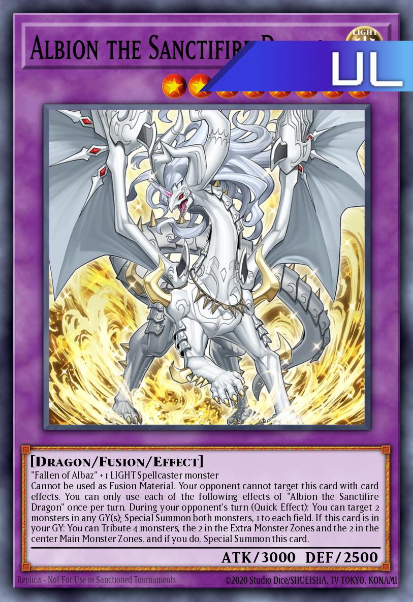 Albion the Sanctifire Dragon - RA05-EN037 - 1st Edition - Ultimate Rare