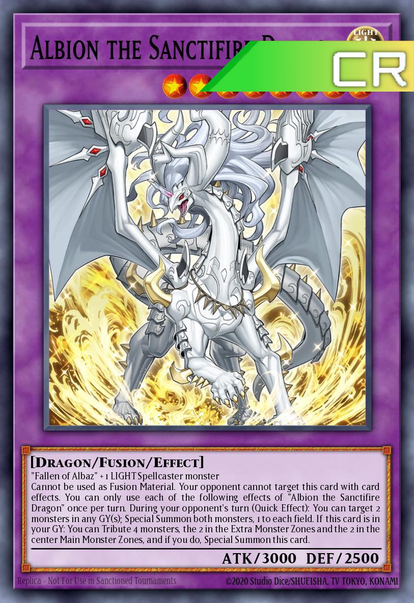 Albion the Sanctifire Dragon - RA05-EN037 - 1st Edition - Collector's Rare
