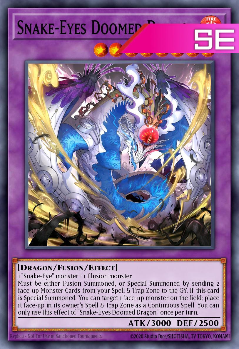 Snake-Eyes Doomed Dragon - RA05-EN039 - 1st Edition - Secret Rare