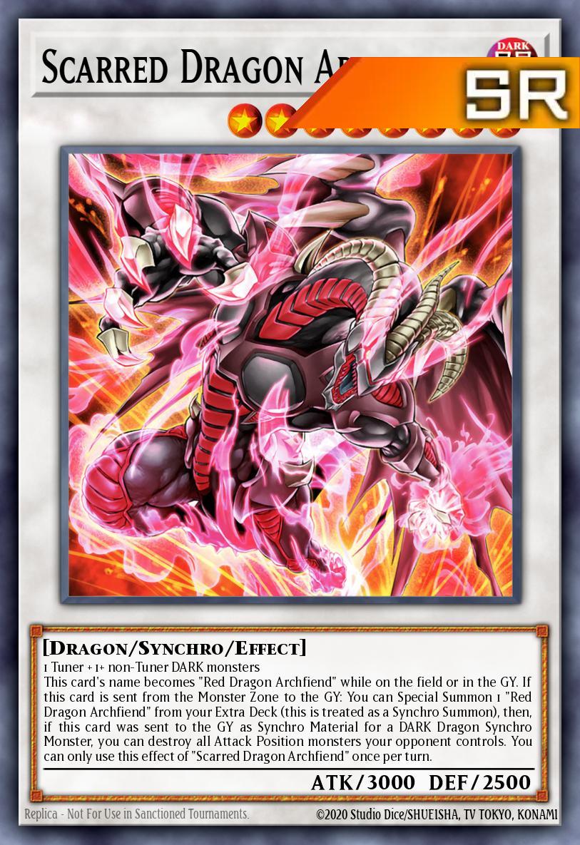 Scarred Dragon Archfiend - RA05-EN044 - 1st Edition - Super Rare