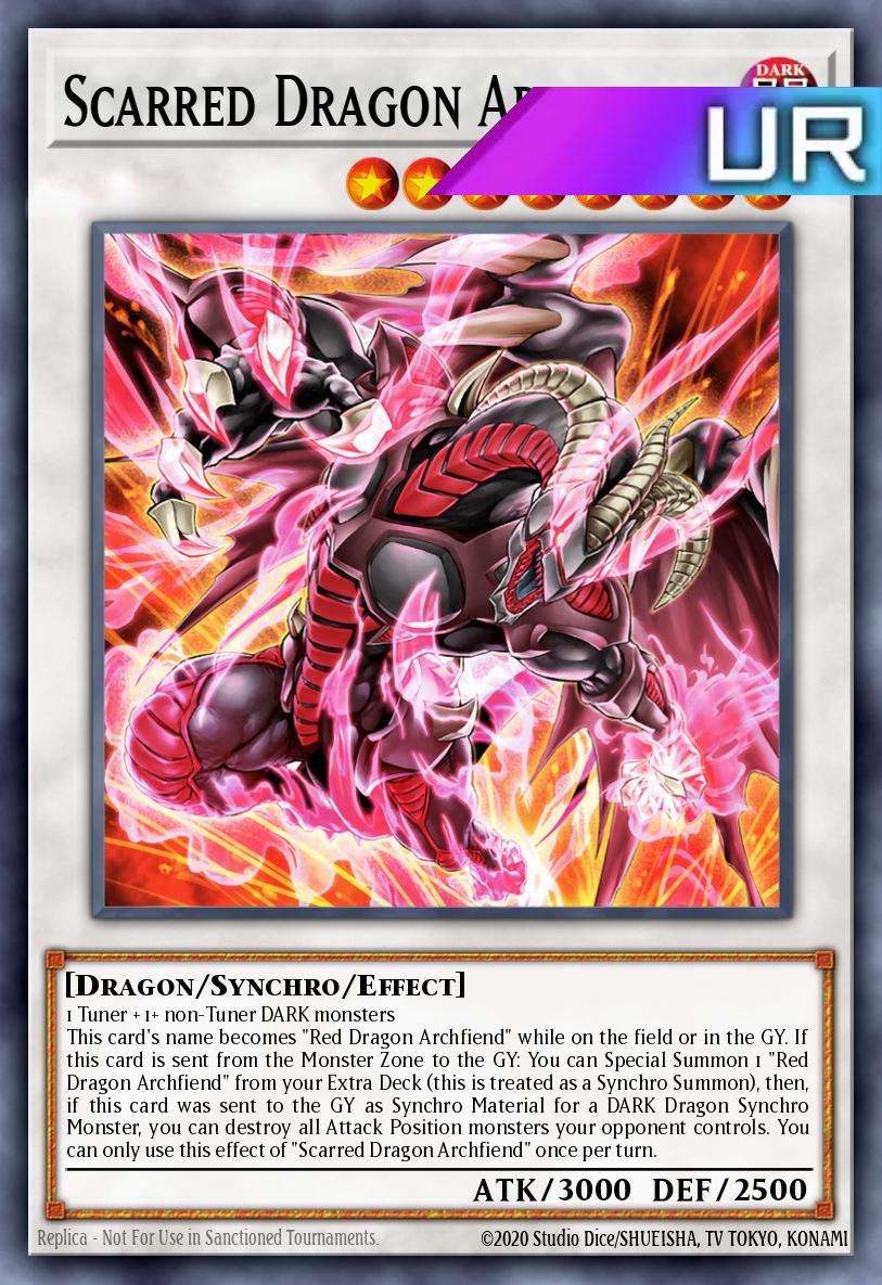 Scarred Dragon Archfiend - RA05-EN044 - 1st Edition - Ultra Rare